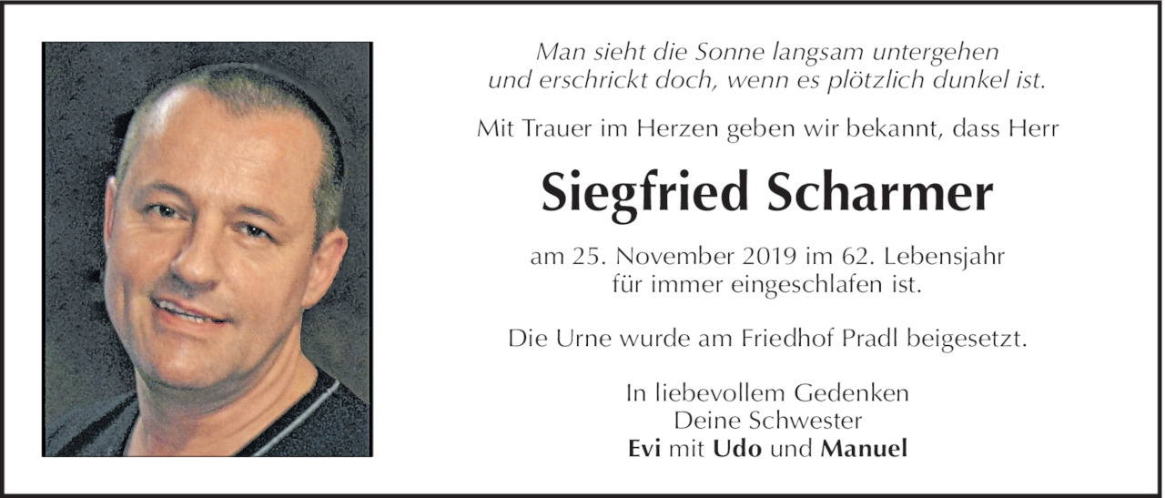 Siegfried Scharmer Bild