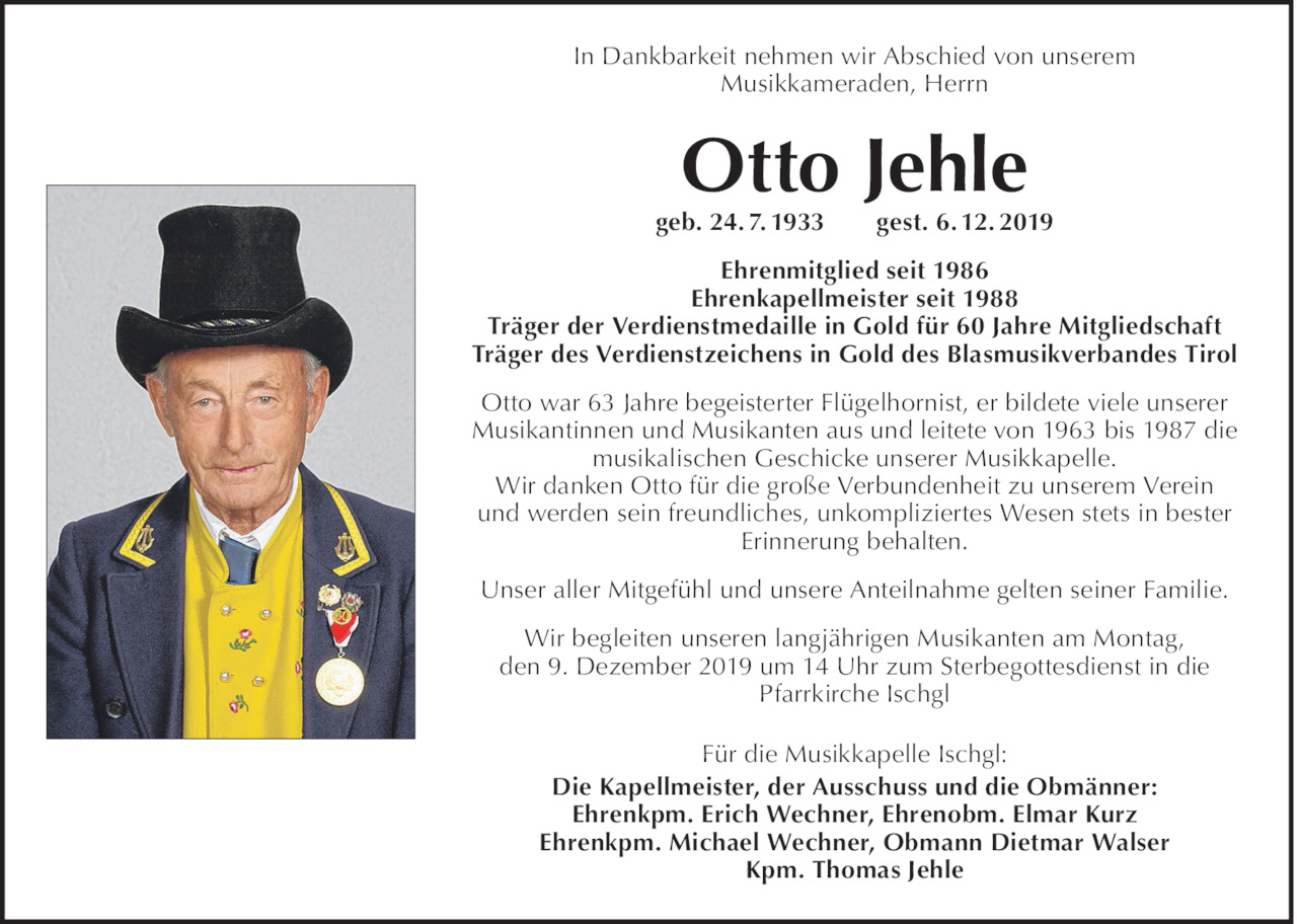 Otto Jehle Bild