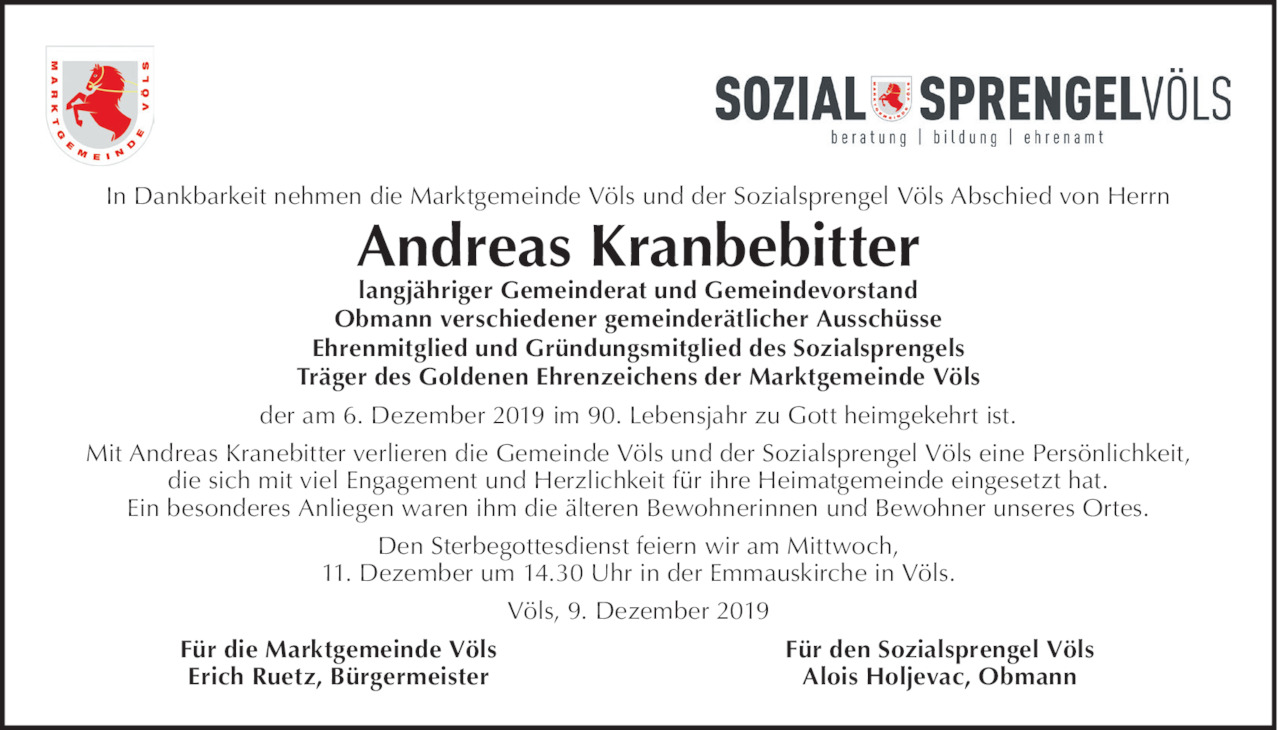 Andreas Kranbebitter Bild