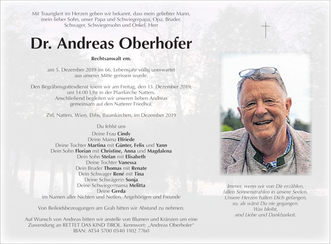 Andreas Oberhofer Bild