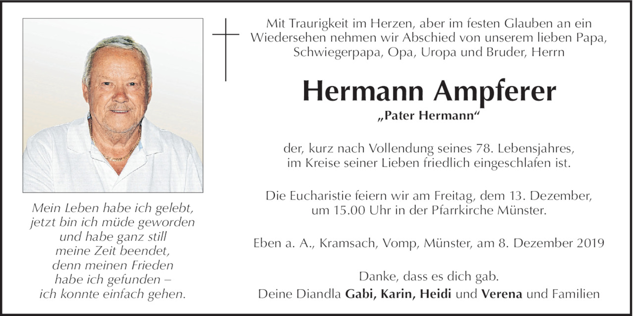 Hermann Ampferer Bild