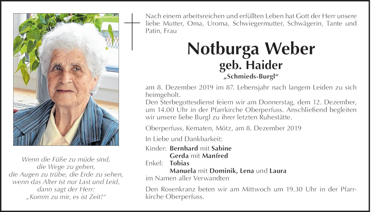 Notburga Weber Bild