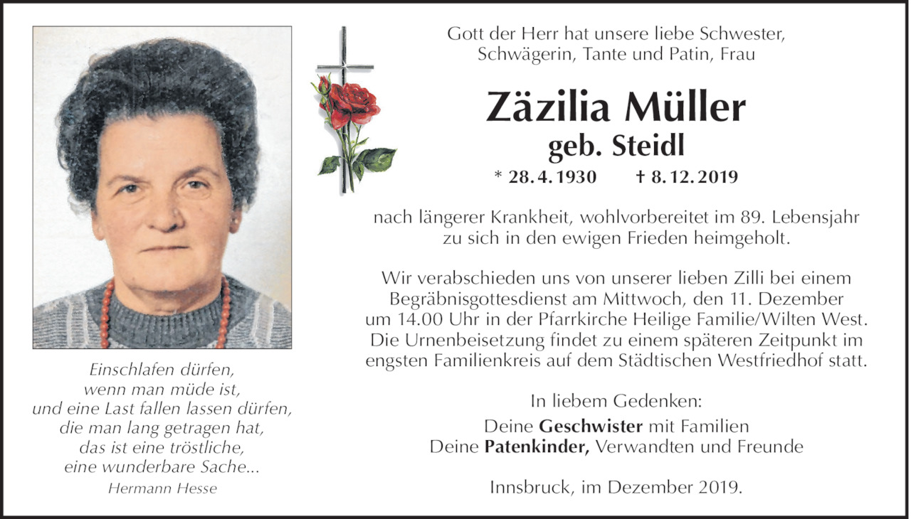 Zäzilia Müller Bild