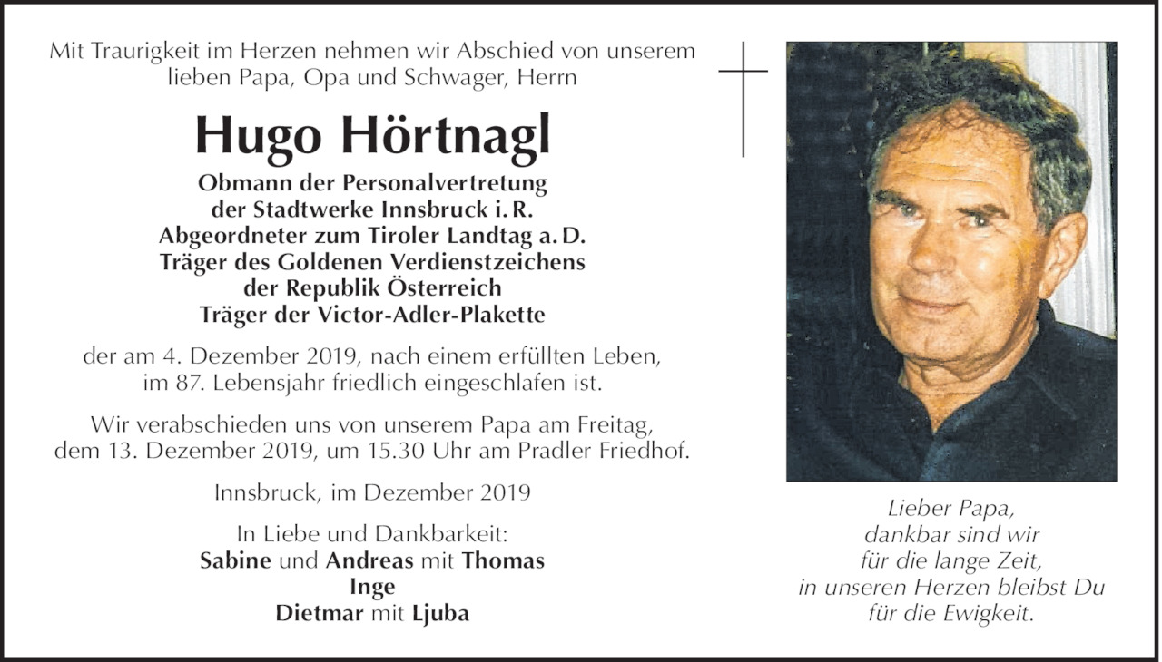 Hugo Hörtnagl Bild