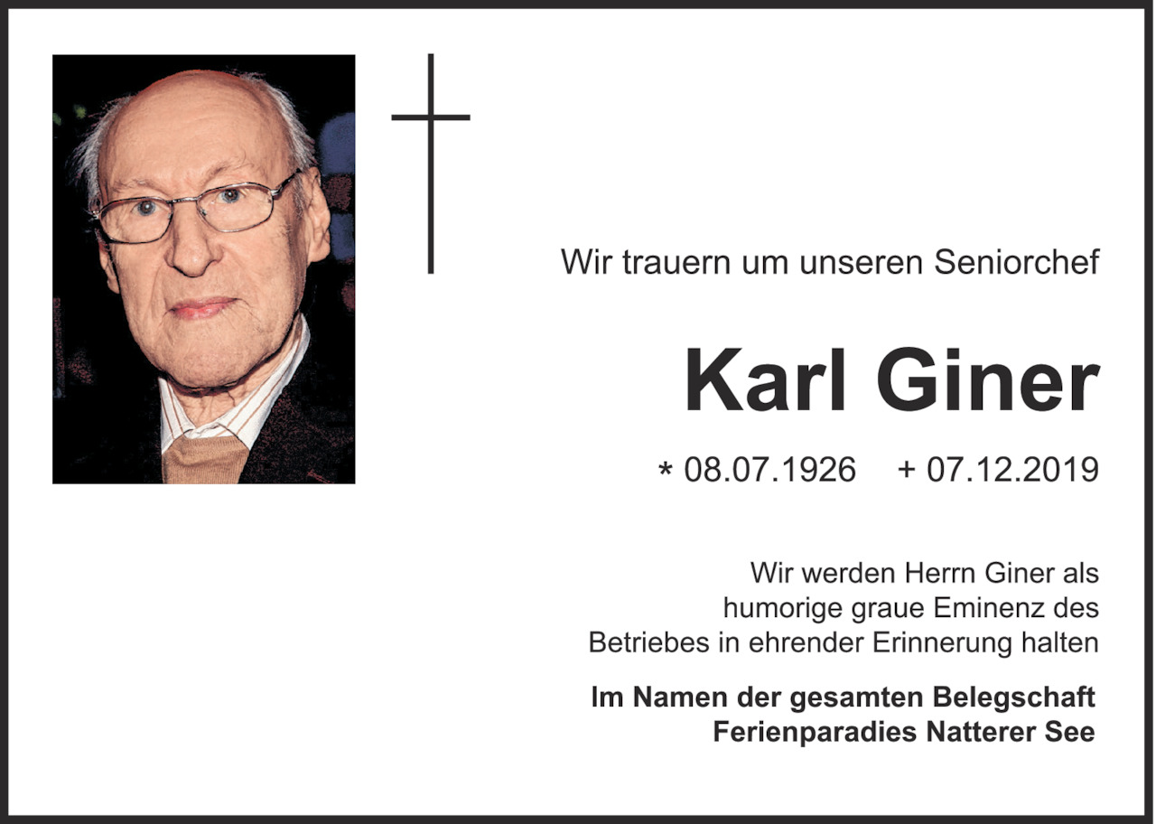 Karl Giner Bild
