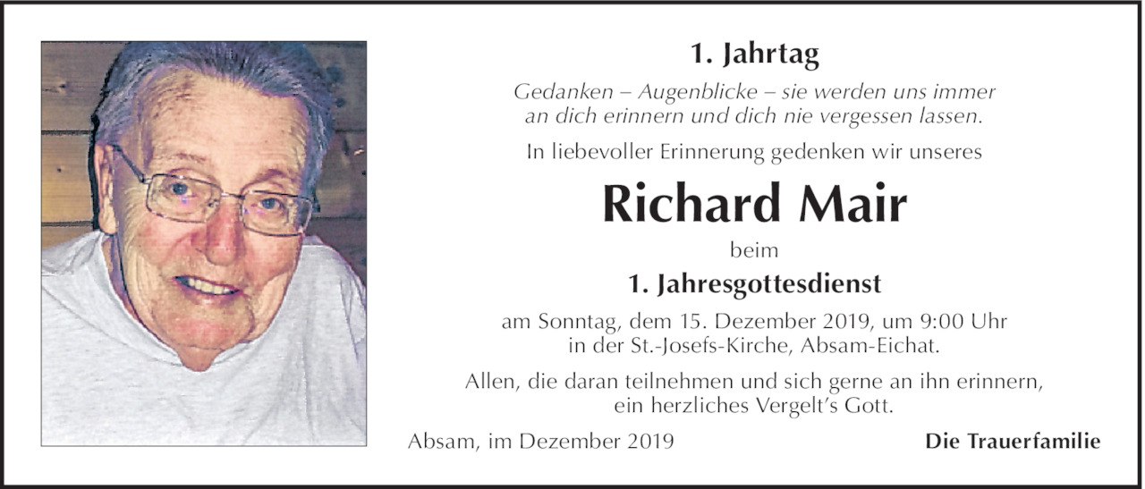 Richard Mair Bild