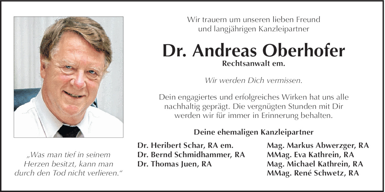Andreas Oberhofer Bild