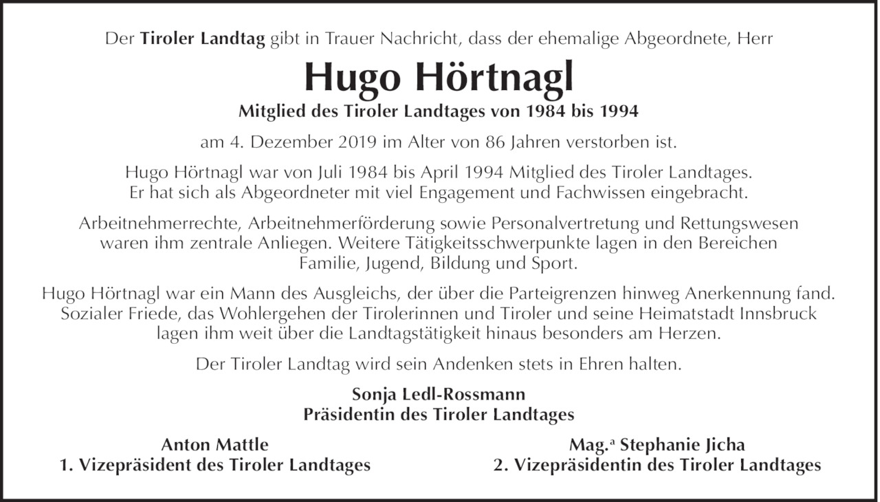 Hugo Hörtnagl Bild
