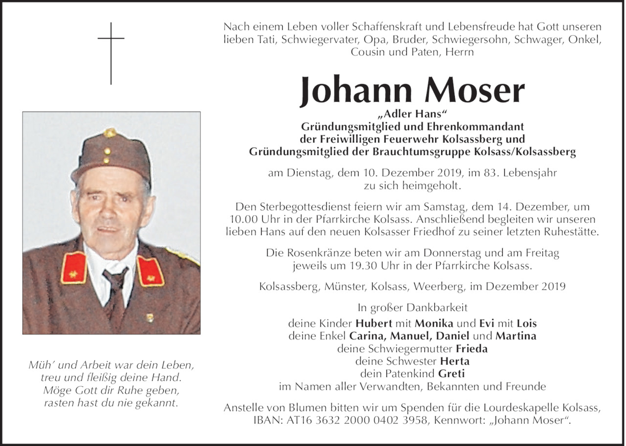 Johann Moser Bild