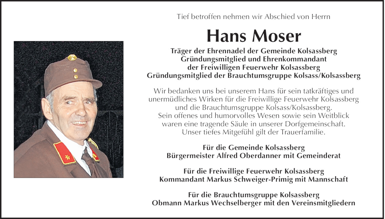 Hans Moser Bild