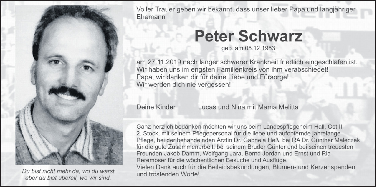 Peter Schwarz Bild