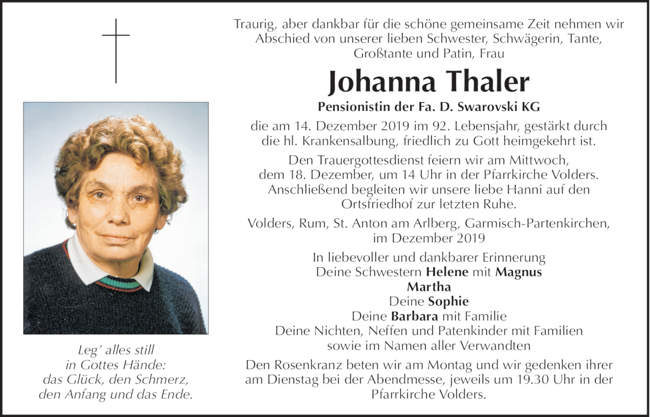 Johanna Thaler Bild