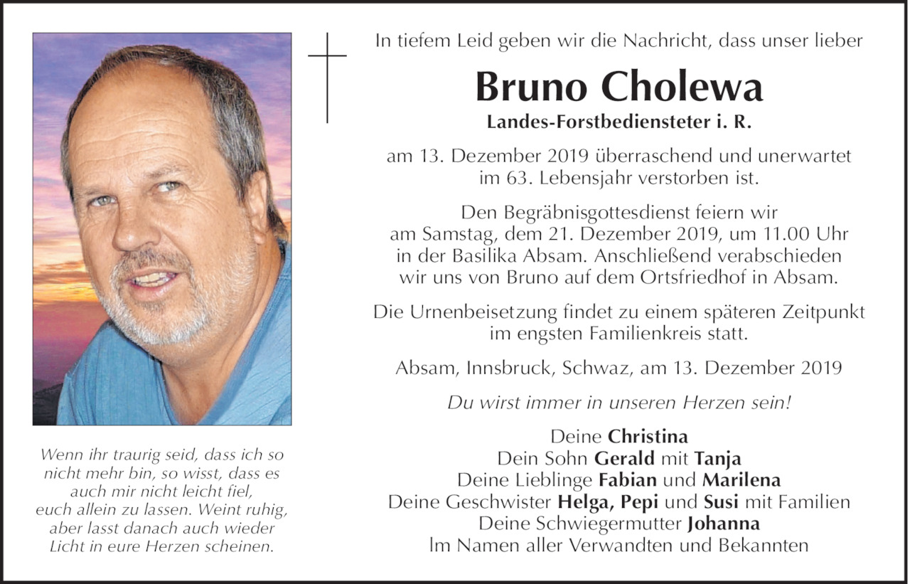 Bruno Cholewa Bild