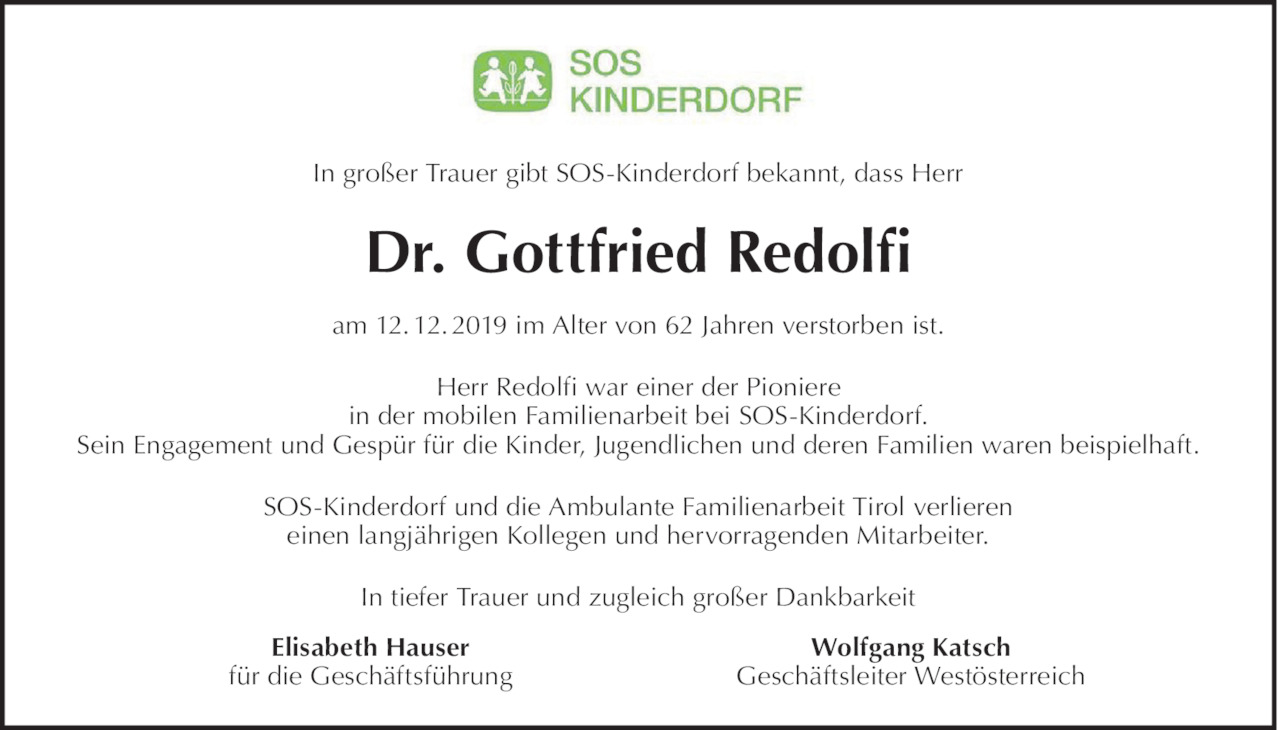 Gottfried Redolfi Bild