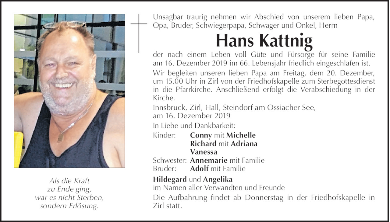 Hans Kattnig Bild