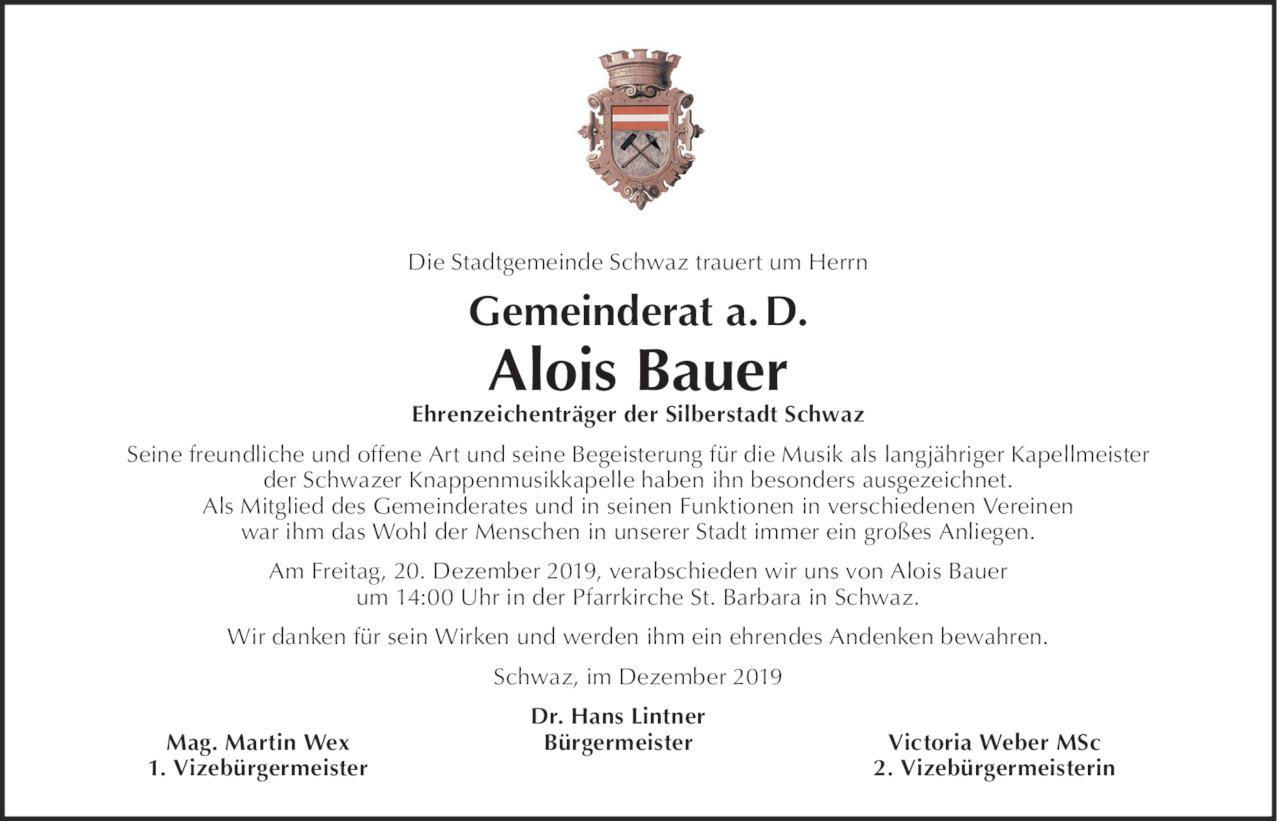 Alois Bauer Bild