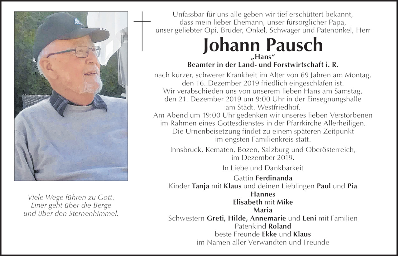 Johann Pausch Bild