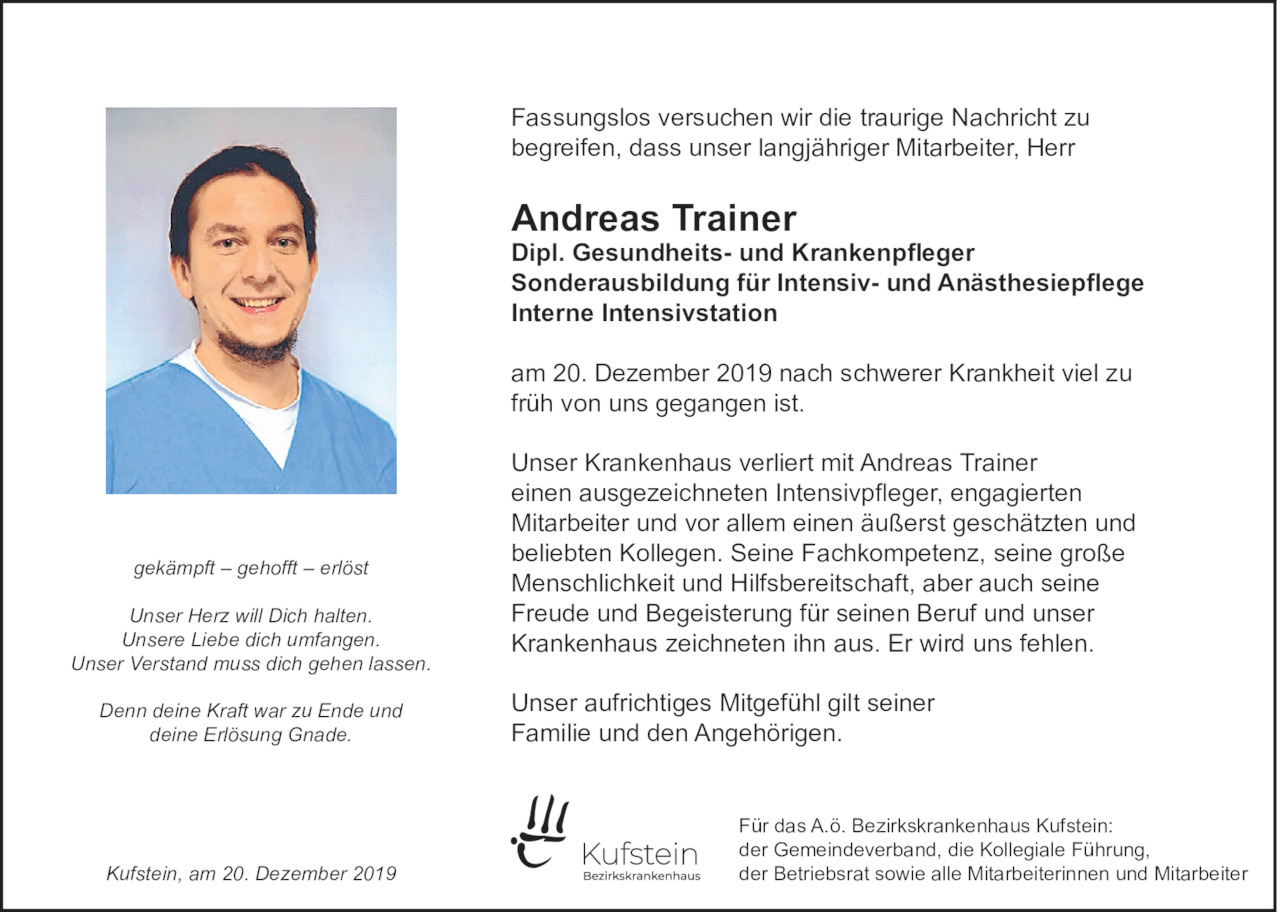 Andreas  Trainer Bild