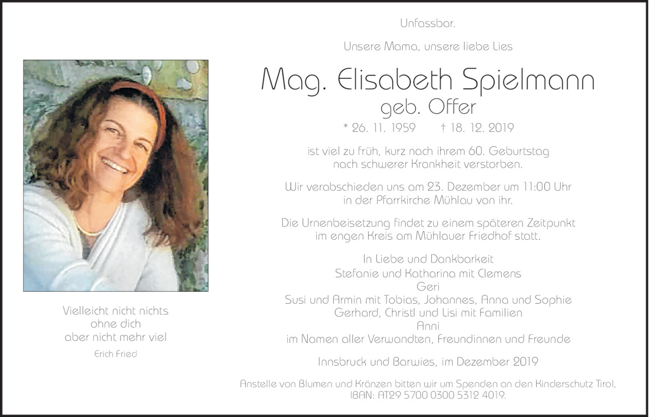 Elisabeth Spielmann Bild