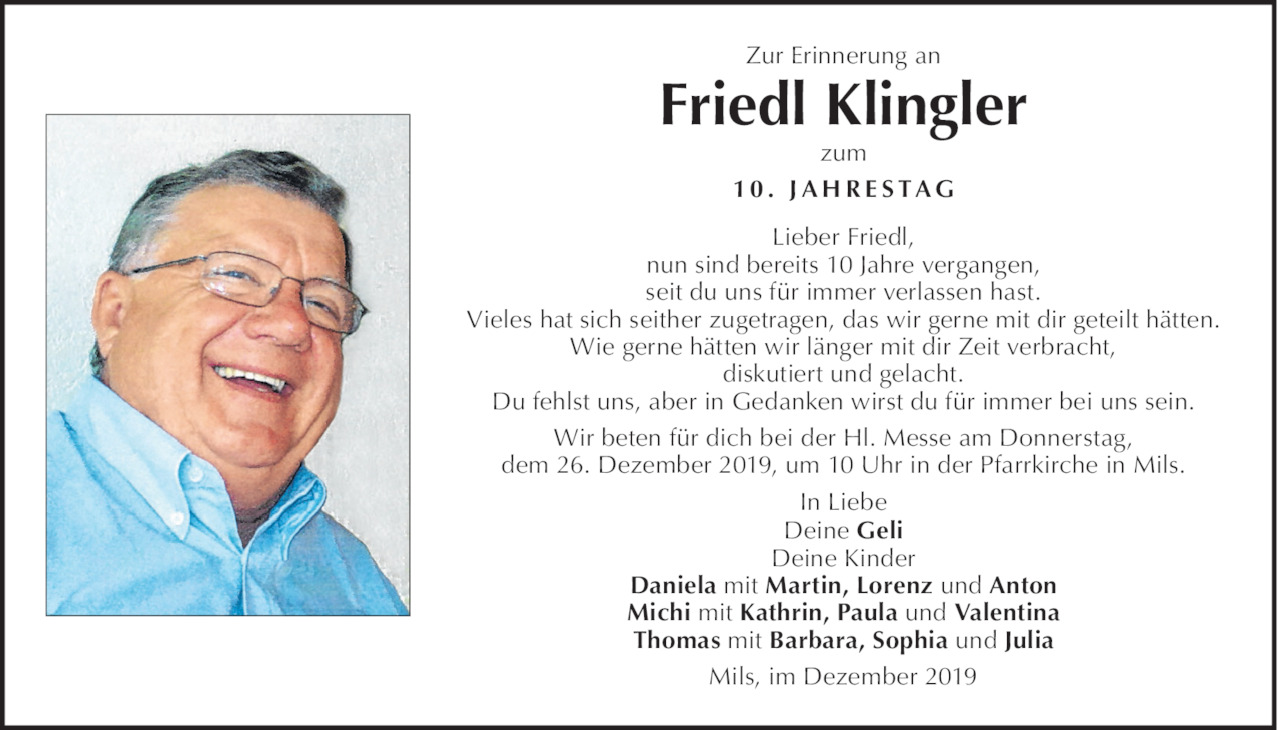 Friedl Klingler Bild