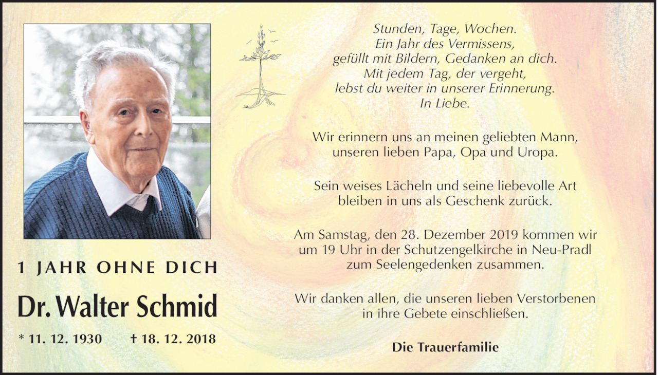 Walter Schmid Bild