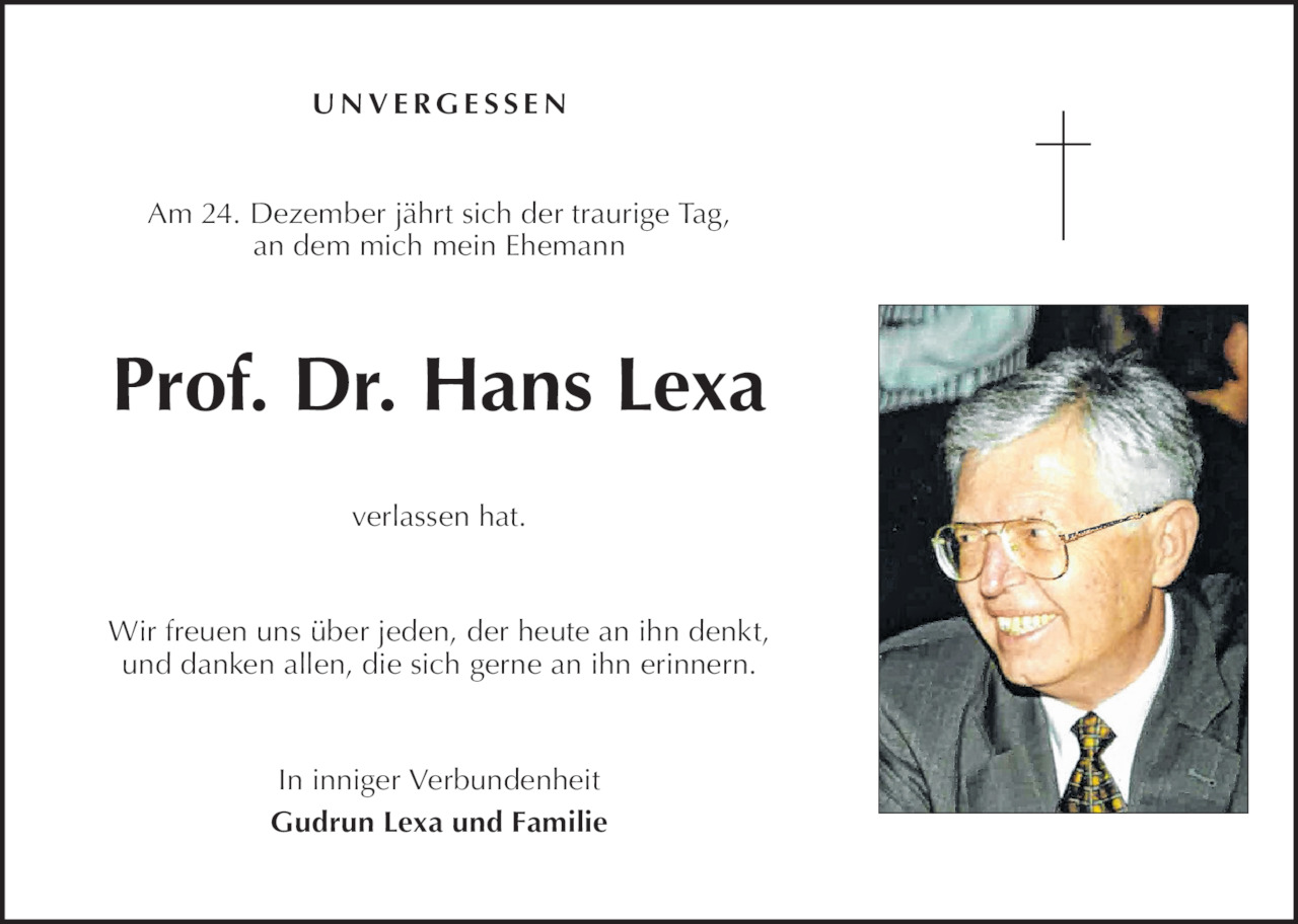 Hans Lexa Bild
