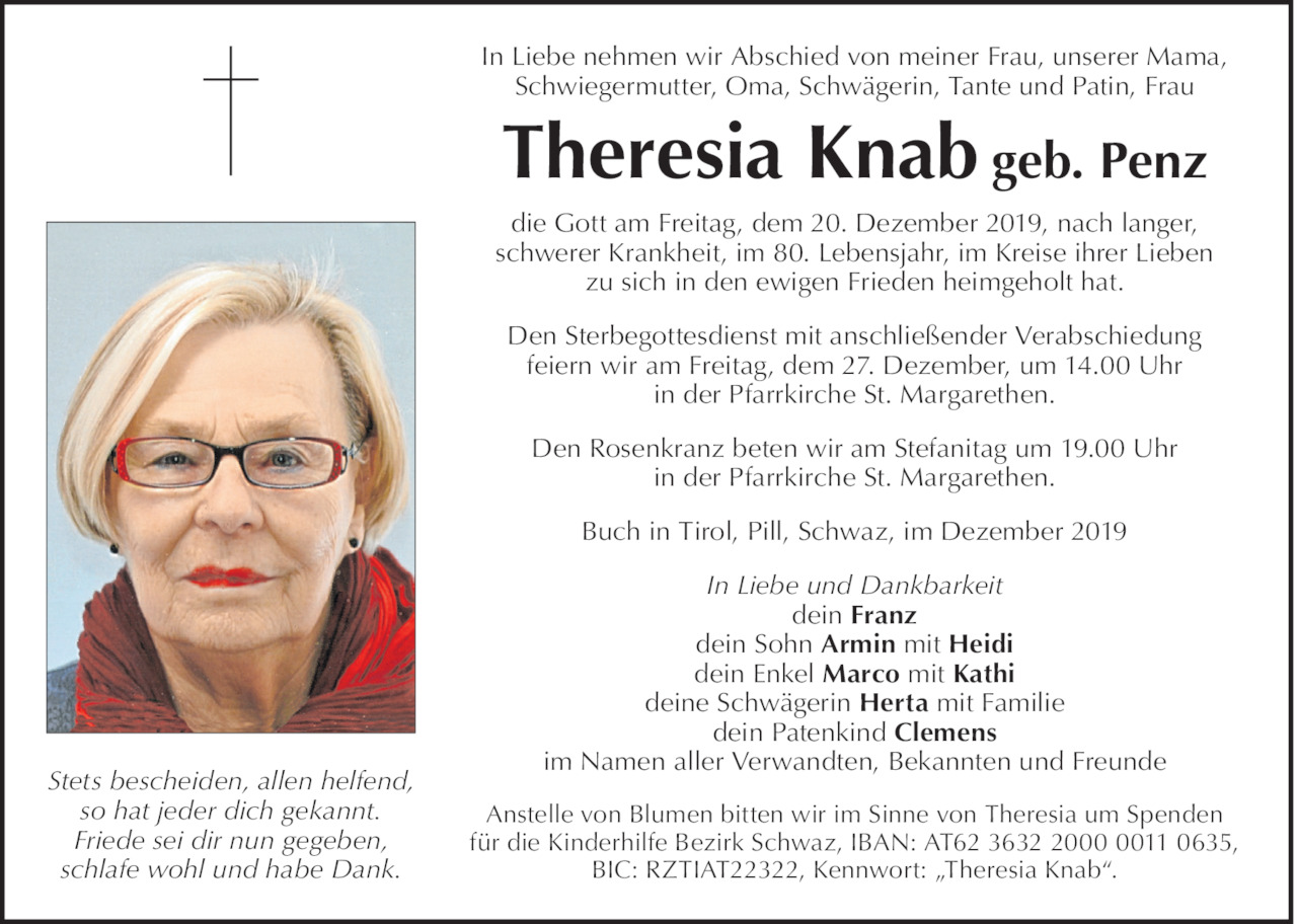 Theresia Knab Bild