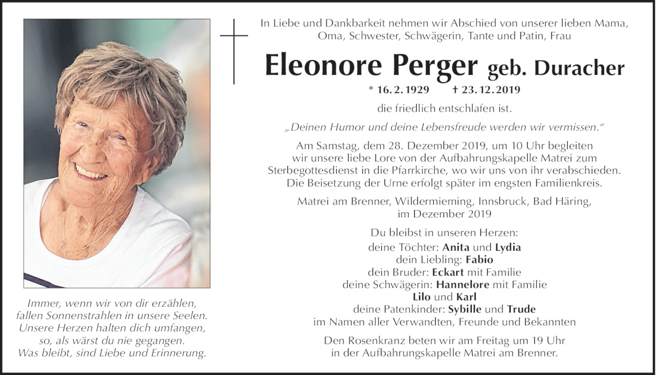 Eleonore  Perger Bild