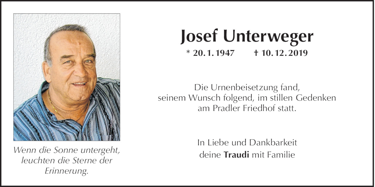 Josef Unterweger Bild