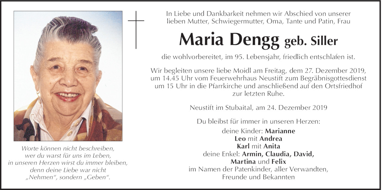 Maria Dengg Bild
