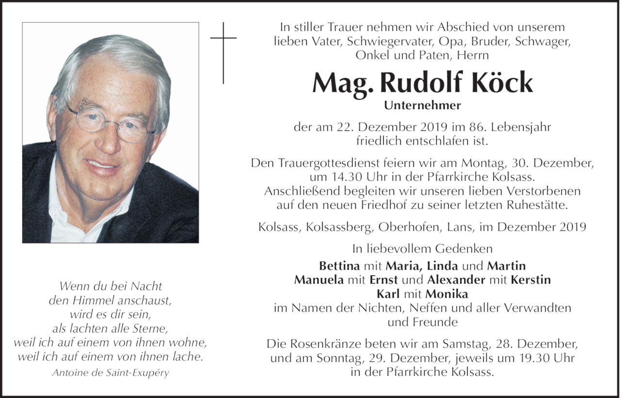 Rudolf Köck Bild