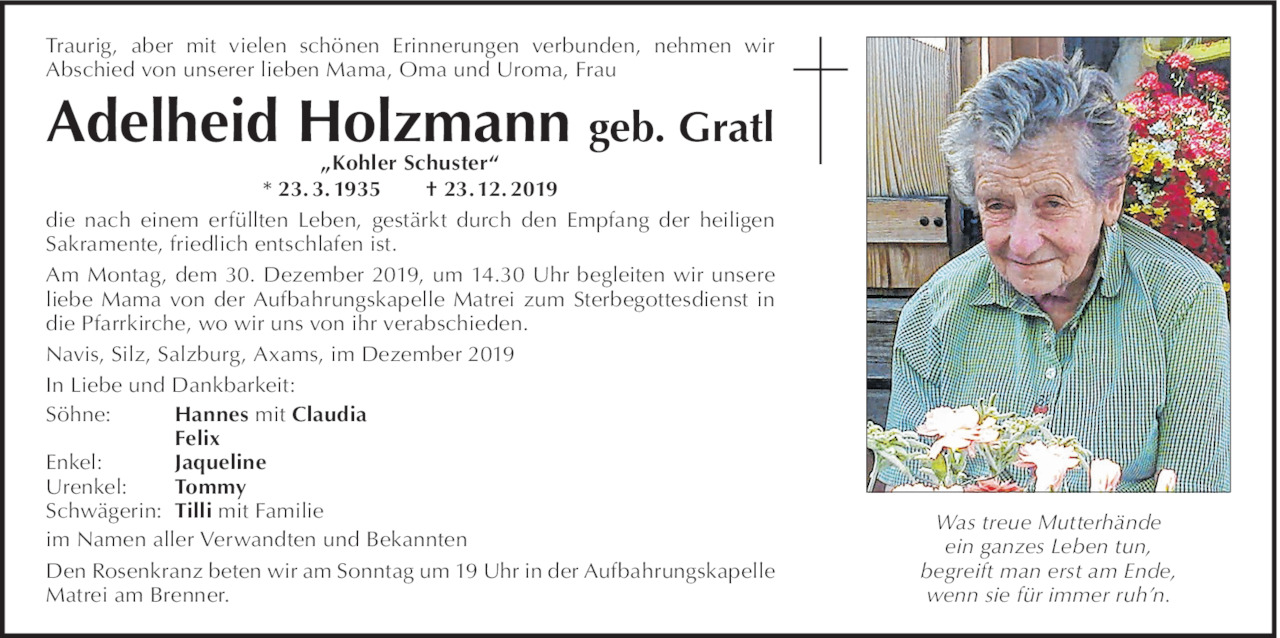 Adelheid Holzmann Bild