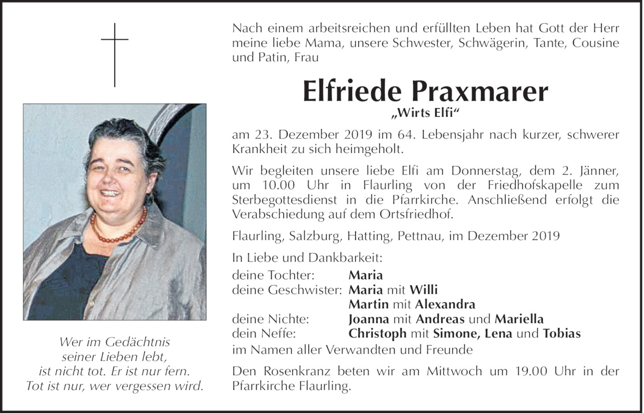 Elfriede Praxmarer Bild