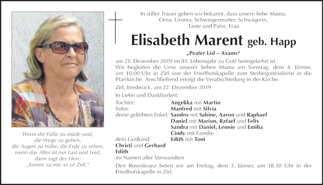 Elisabeth Marent Bild