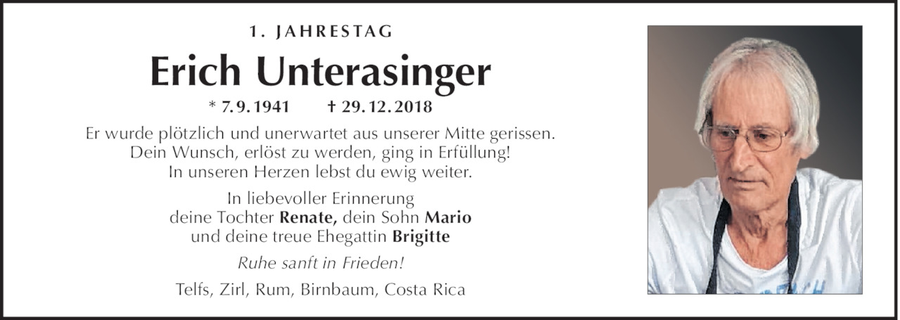 Erich Unterasinger Bild