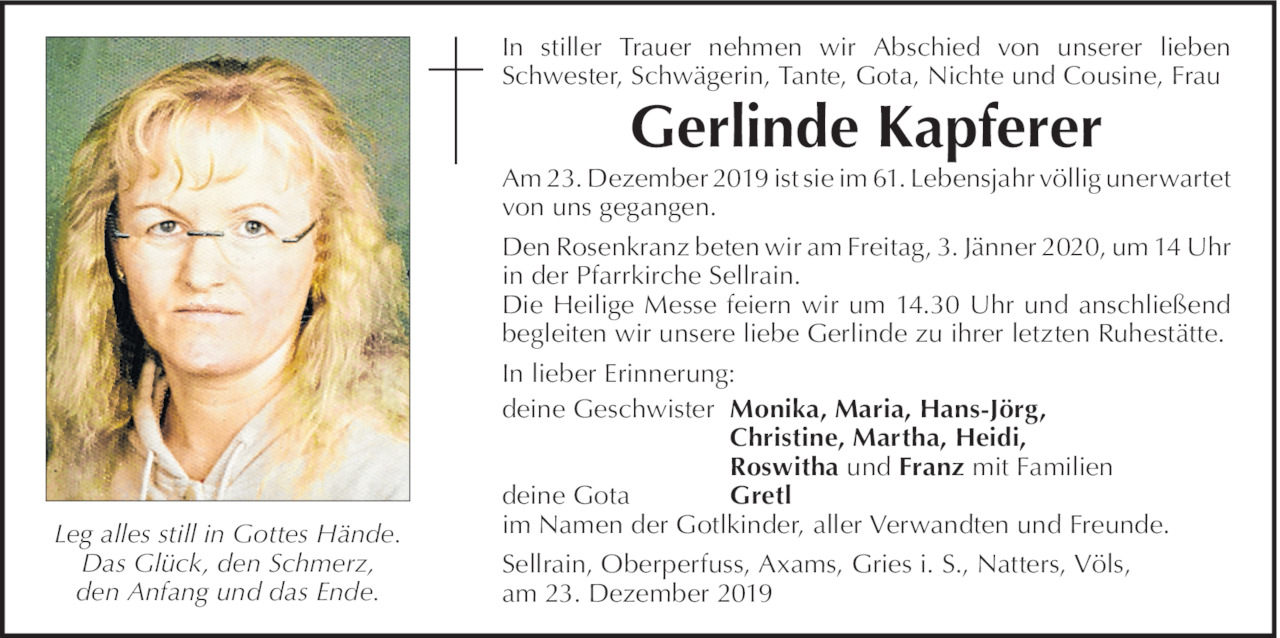 Gerlinde Kapferer Bild