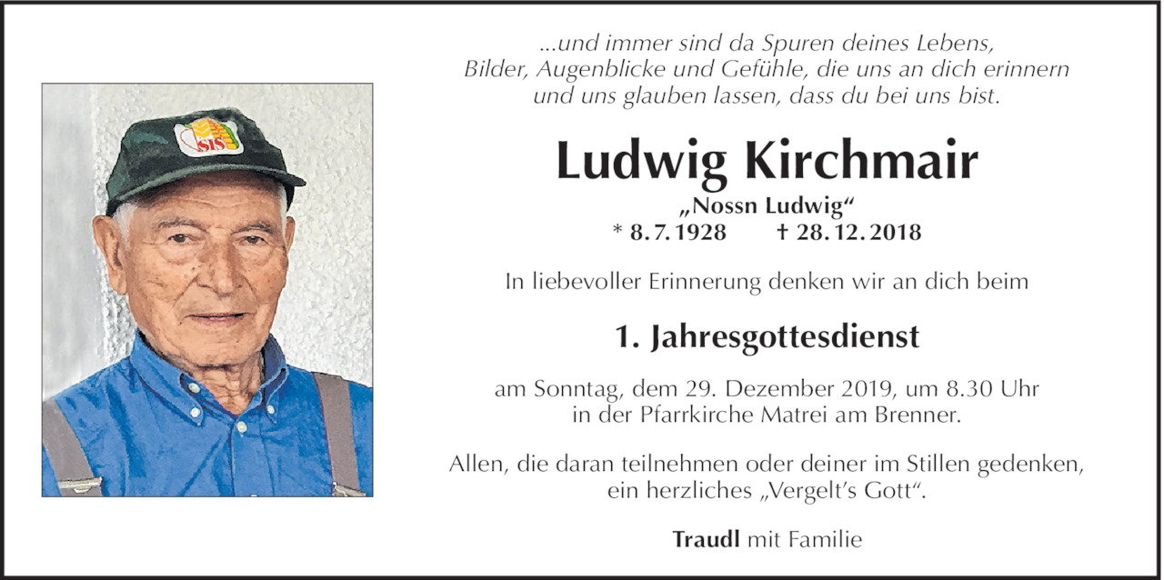 Ludwig Kirchmair Bild