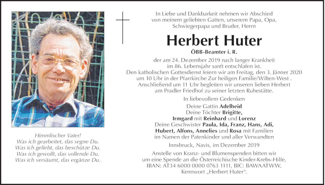 Herbert Huter Bild