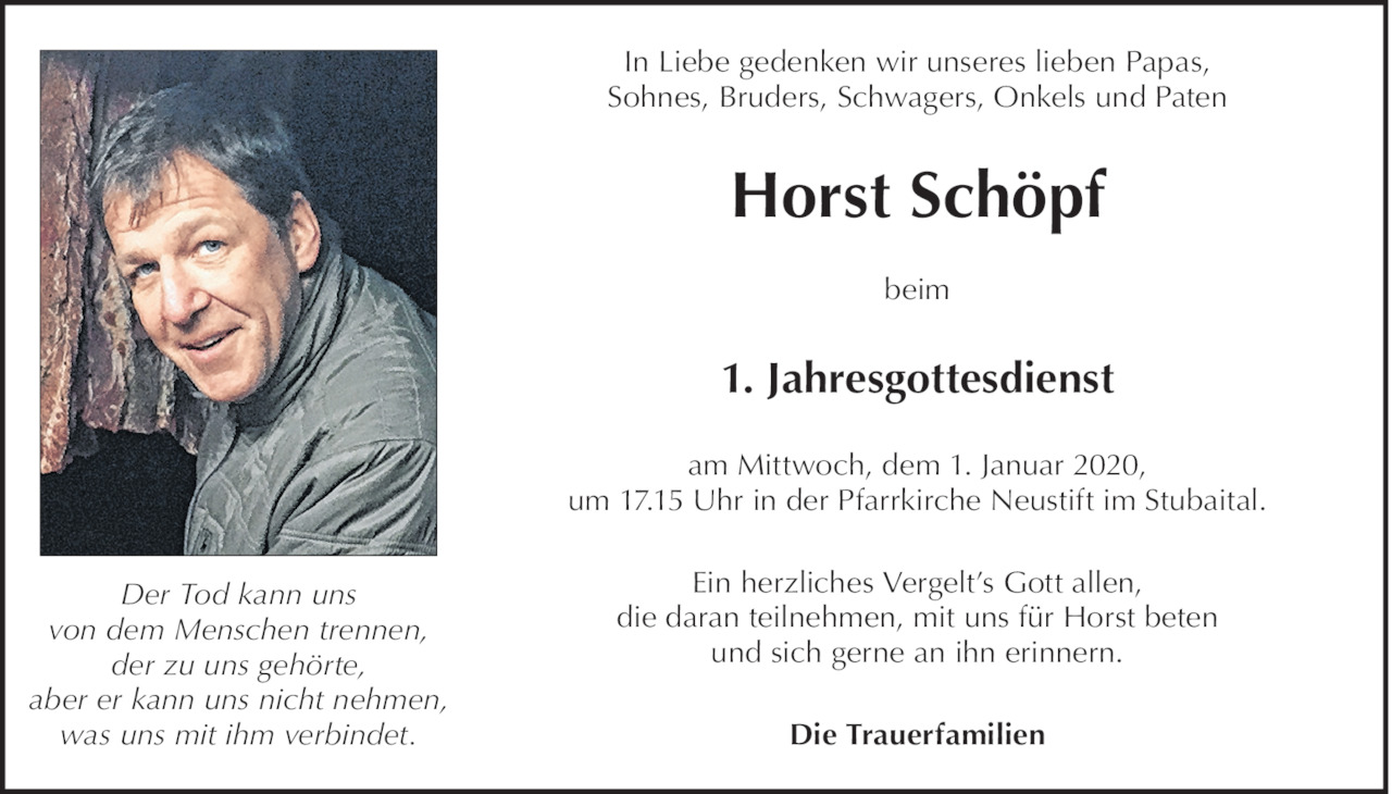 Horst Schöpf Bild