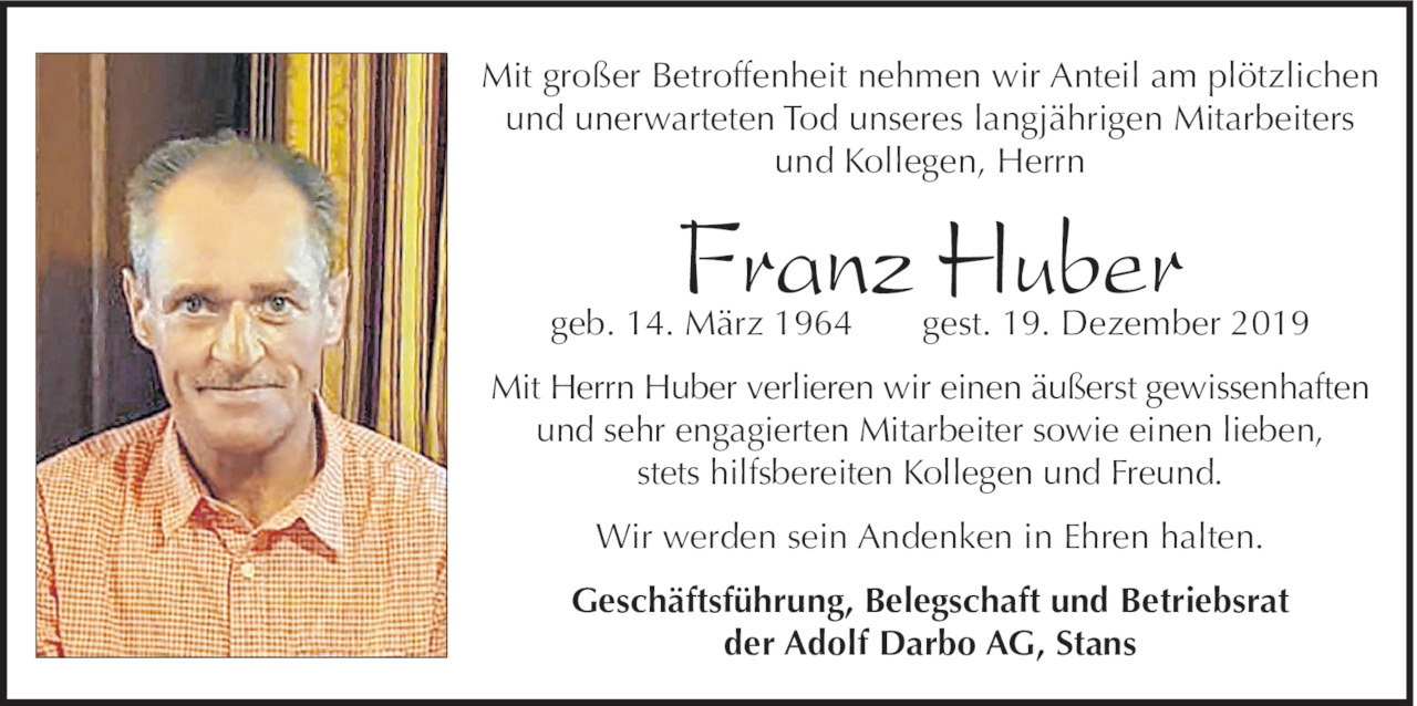 Franz Huber Bild