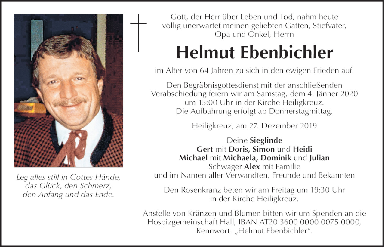 Helmut Ebenbichler Bild