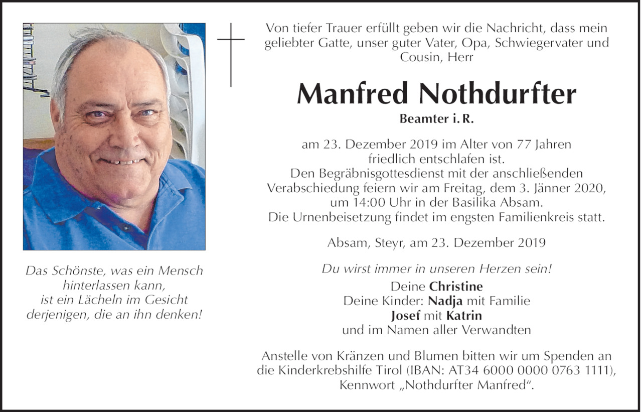 Manfred Nothdurfter Bild