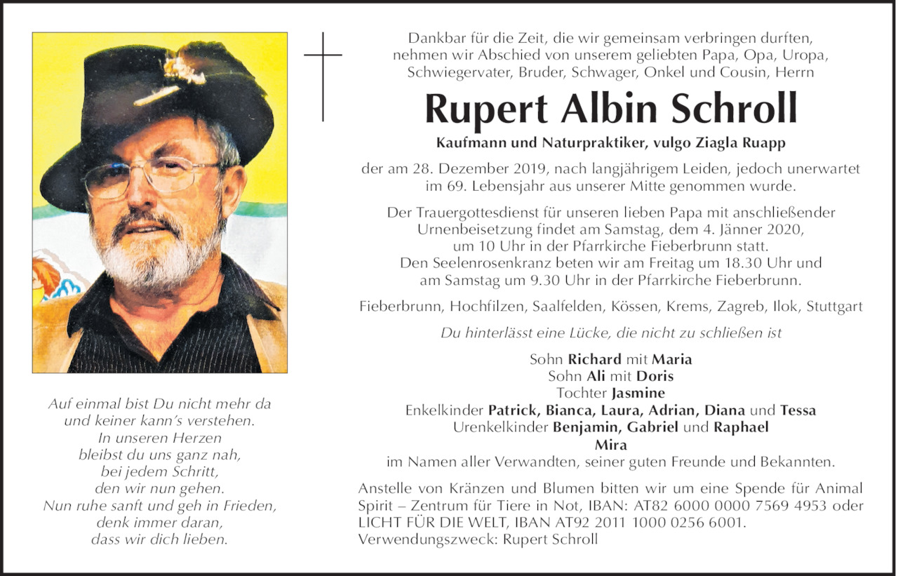Rupert Albin Schroll Bild