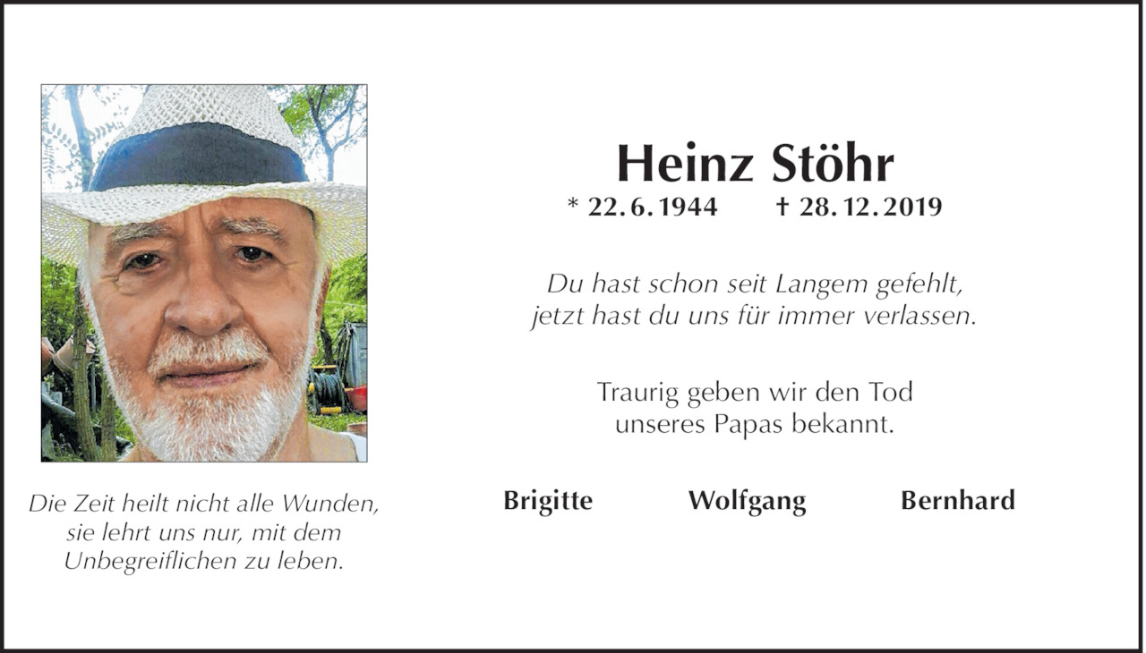Heinz Stöhr Bild