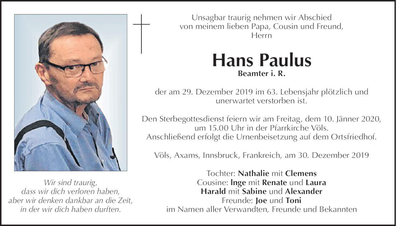 Hans Paulus Bild