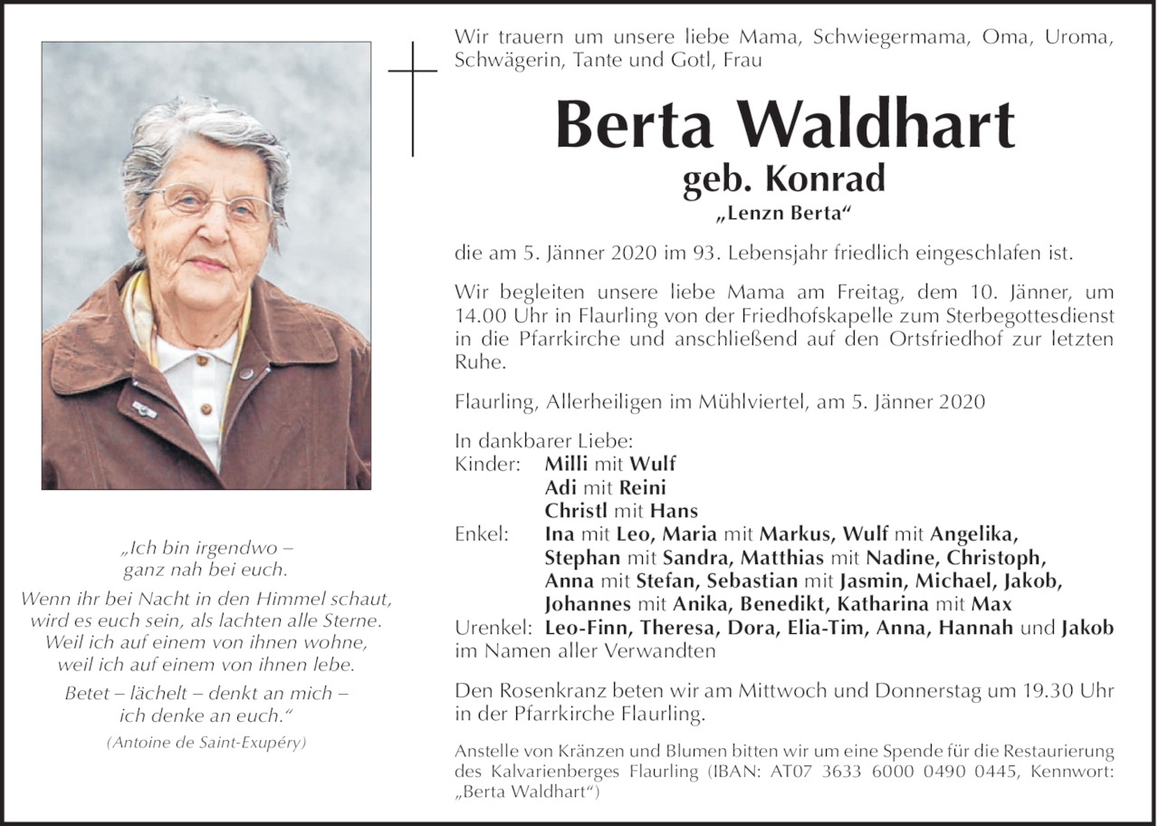 Berta Waldhart Bild
