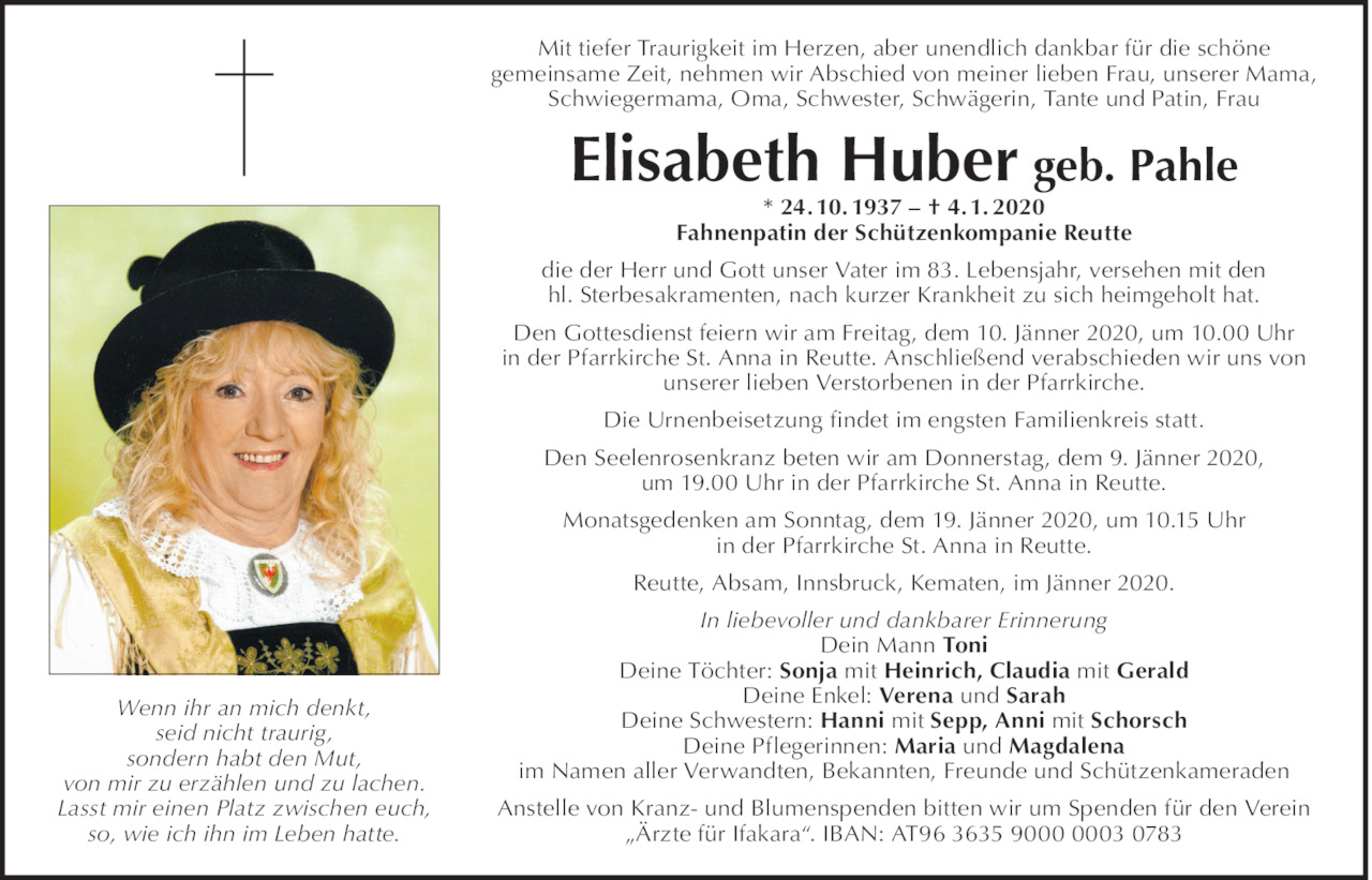 Elisabeth Huber Bild