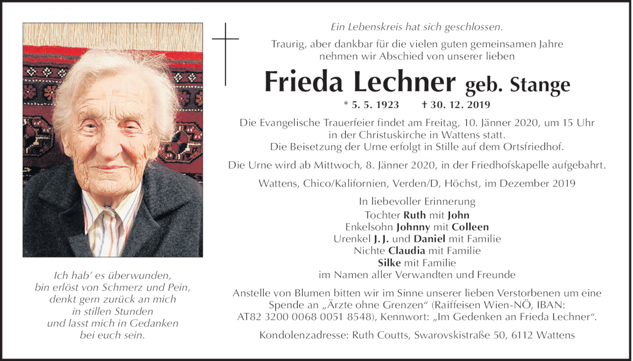 Frieda Lechner Bild