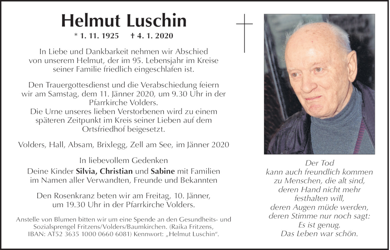 Helmut Luschin Bild