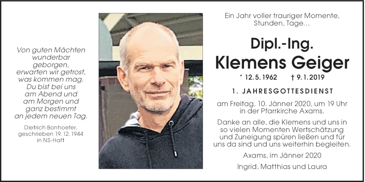 Klemens Geiger Bild